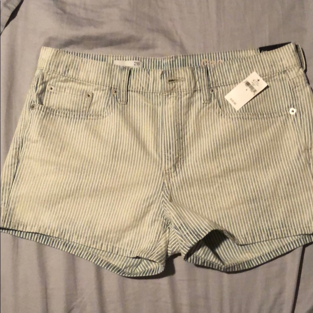 Blue jean shorts